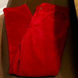 Boys Burgundy Corduroy Pants size 12